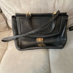 Kate Spade Black Satchel with adjustable strap